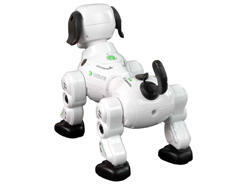Interaktyvus žaislinis šuo robot doggy, 25 cm