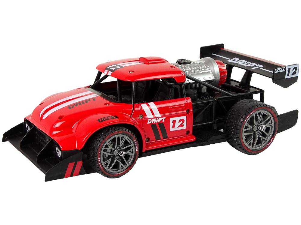 Nuotoliniu Būdu Valdomas Sportinis Automobilis Lean Toys 1:16, Raudonas
