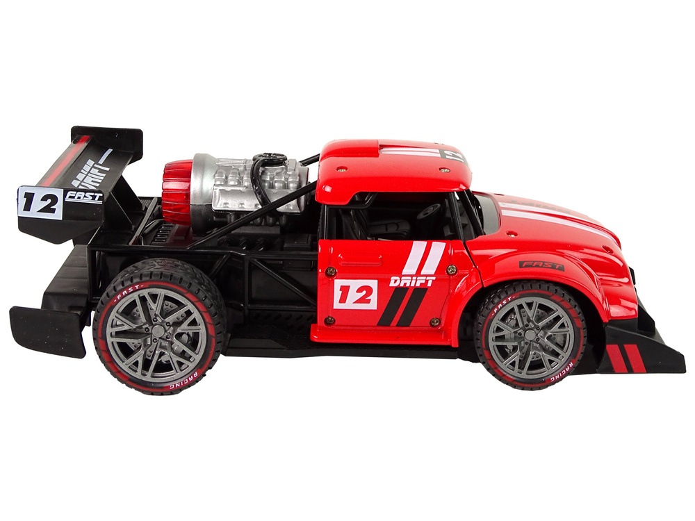 Nuotoliniu Būdu Valdomas Sportinis Automobilis Lean Toys 1:16, Raudonas