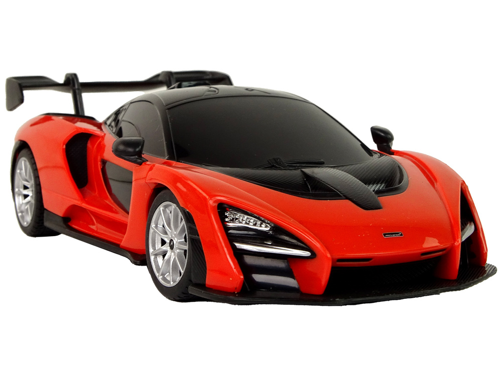 Nuotoliniu būdu valdomas mclaren rastar automobilis, raudonas, 1:24
