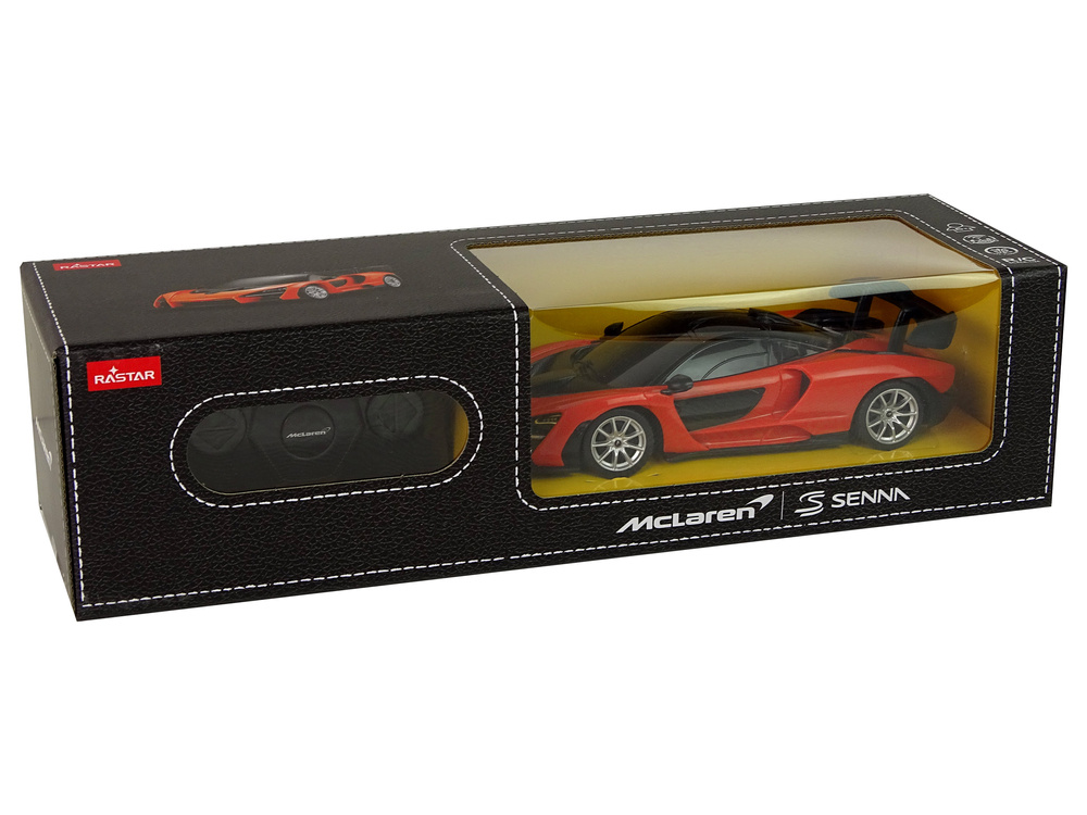 Nuotoliniu būdu valdomas mclaren rastar automobilis, raudonas, 1:24