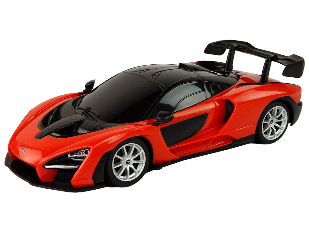 Nuotoliniu būdu valdomas mclaren rastar automobilis, raudonas, 1:24