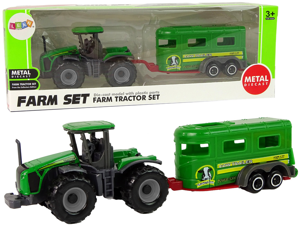 Traktorius Su Priekaba Lean Toys