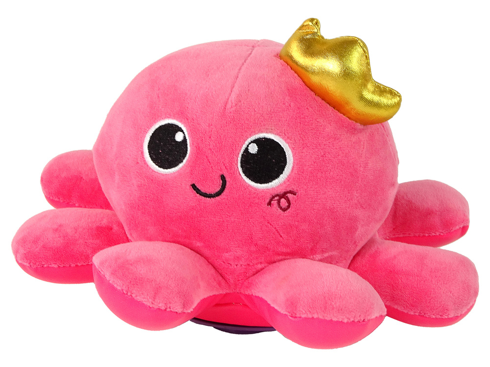 Interaktyvus pliušinis aštuonkojis lean toys, rožinis