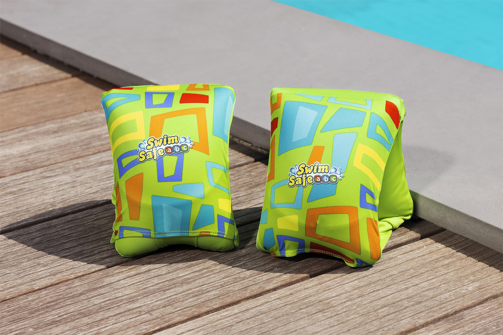 Plaukimo rankovės lean toys bestway, žalios, s/m