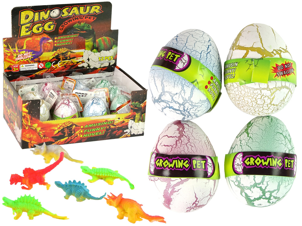 Augantis dinozaurų kiaušinis Lean Toys