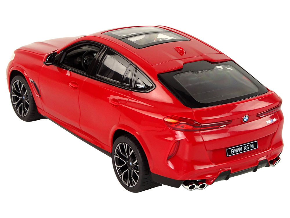 Nuotoliniu būdu valdomas bmw x6 m 1:14 rastar modelis