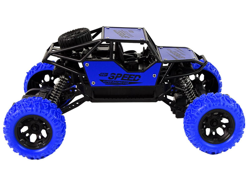 Nuotoliniu būdu valdomas automobilis lean toys 1:18, mėlynas