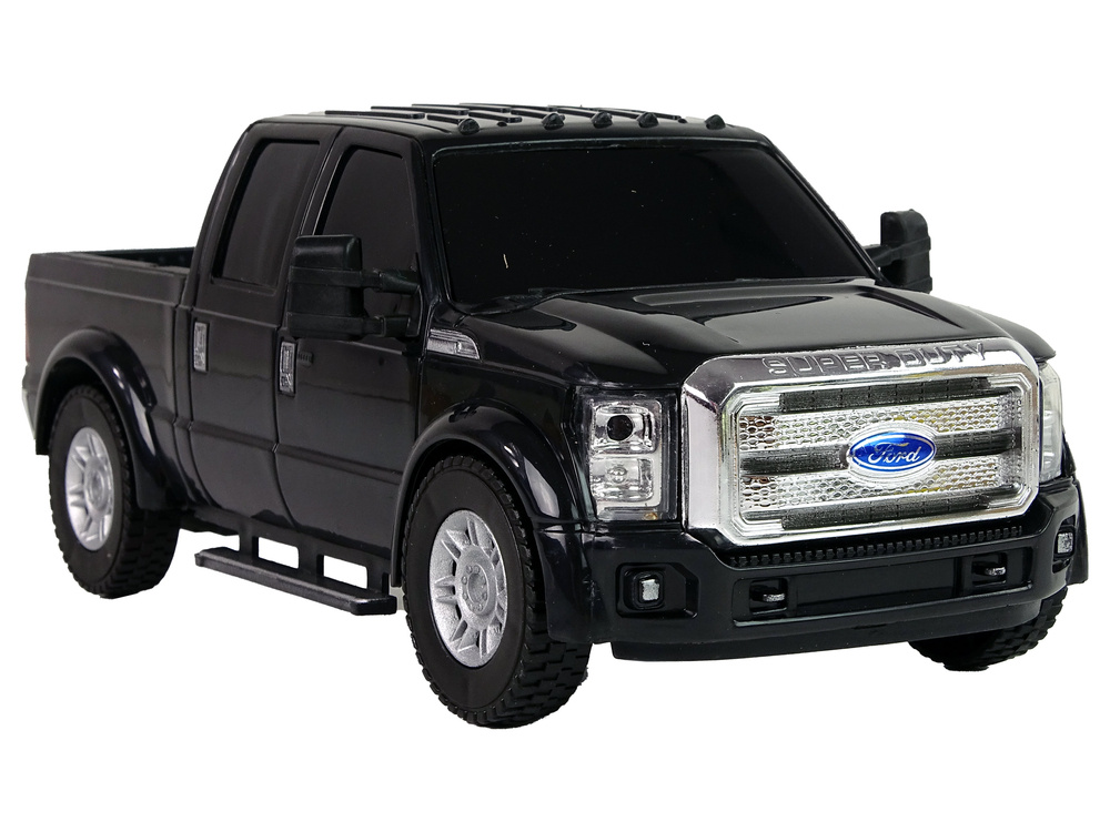 Juodas ford f-350 pick-up 1:28 su trinties pavara