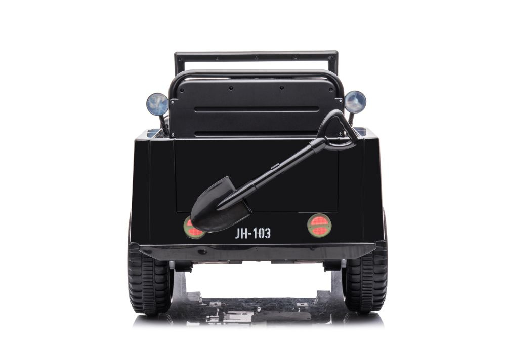 Dvivietis vaikiškas elektromobilis jh-103 4x4, juodas