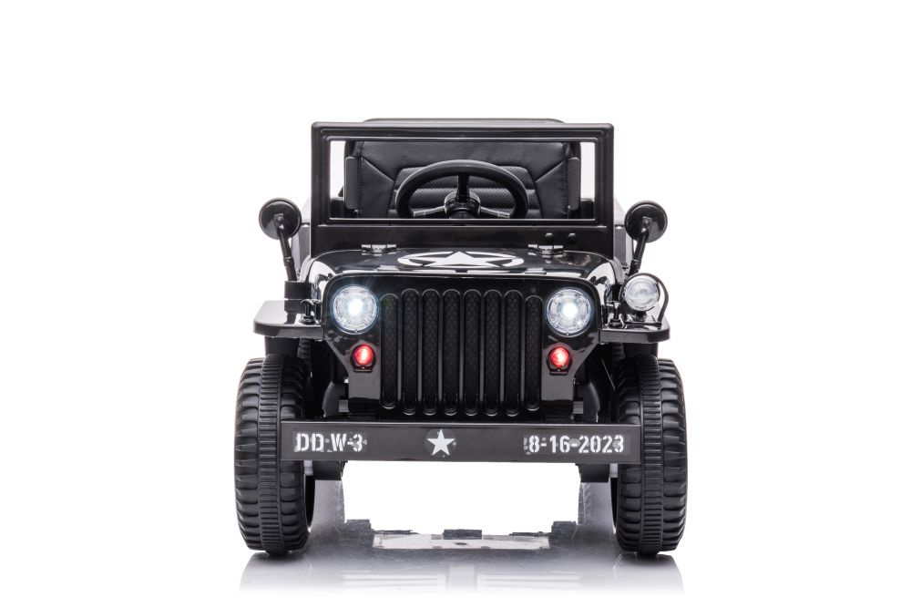 Dvivietis vaikiškas elektromobilis jh-103 4x4, juodas