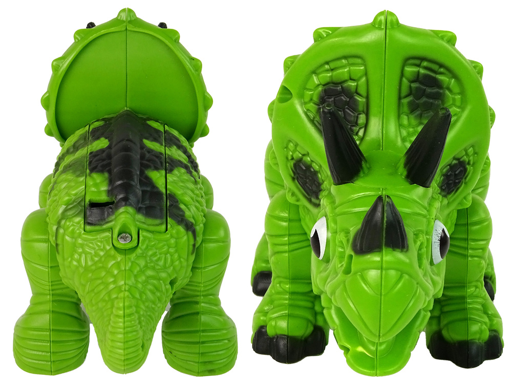 Interaktyvus Triceratops Dinozauras su Garais ir Garsais