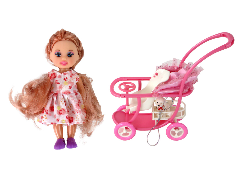 Besilaukiantis lėlė lucy su priedais lean toys