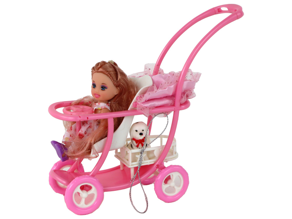 Besilaukiantis lėlė lucy su priedais lean toys