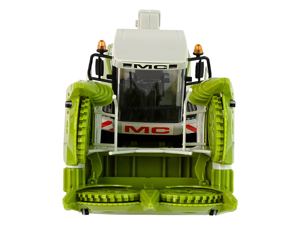 Žaislinis kombainas judančiomis dalimis lean toys, žalias, mc 7166