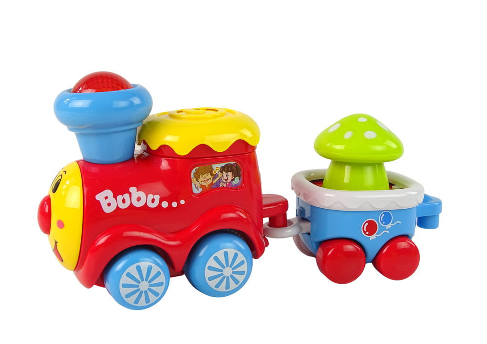 Mokomasis traukinys lean toys dreaming party music train