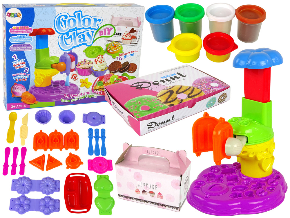 Modelino rinkinys playdough saldumynai leantoys