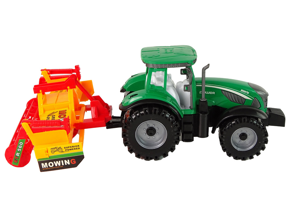 Traktorius su kultivatoriumi lean toys