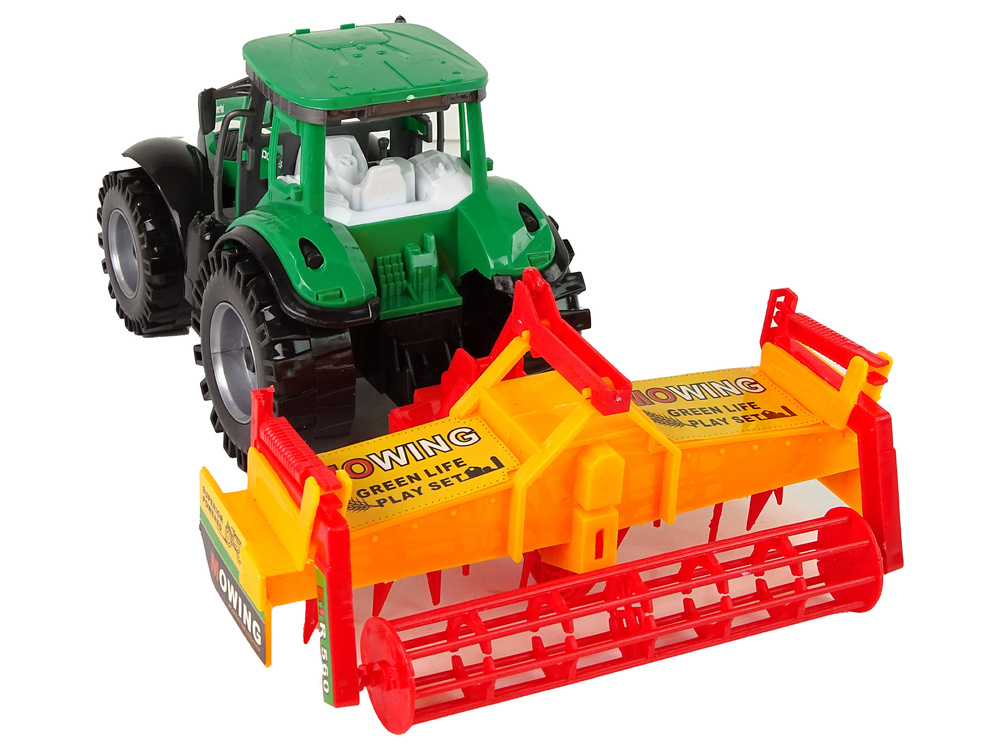 Traktorius su kultivatoriumi lean toys