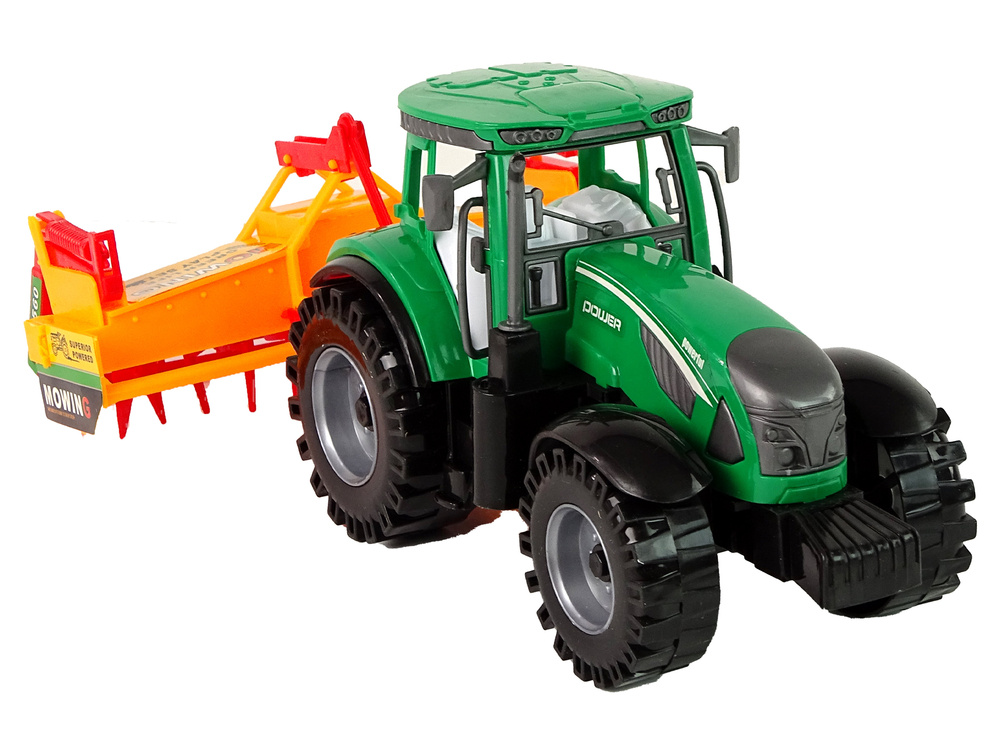 Traktorius su kultivatoriumi lean toys