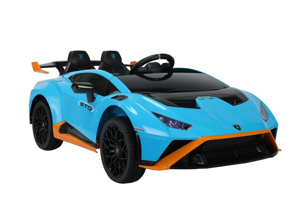 Vienvietis elektromobilis lamborghini lean toys, mėlynas