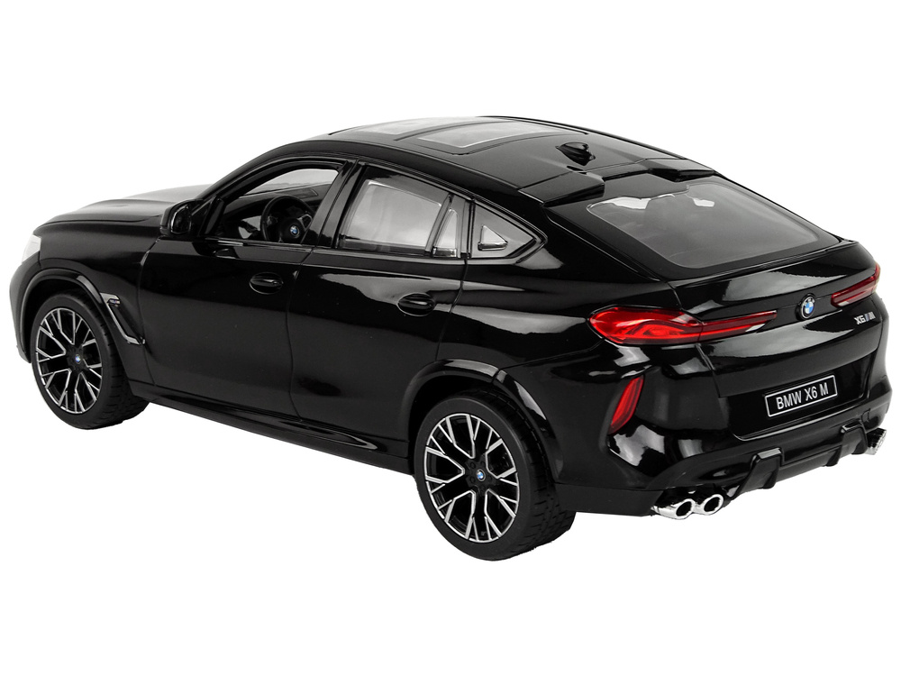 Nuotoliniu būdu valdomas automobilis bmw x6 m 1:14 juodas