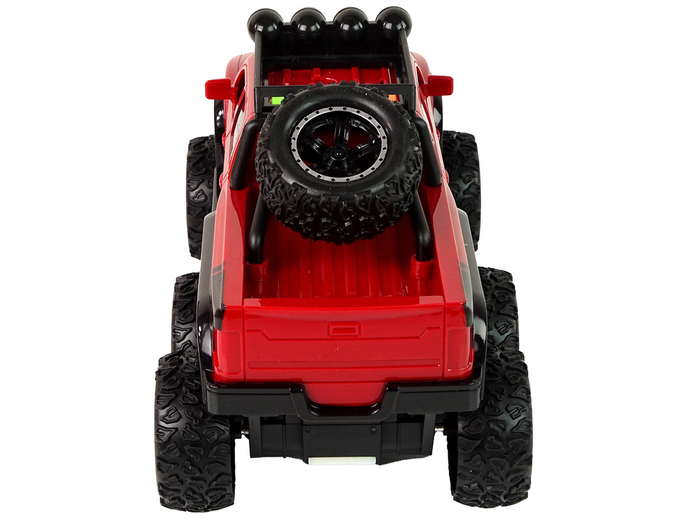 Visureigis su frikcine pavara lean toys 1:16, raudonas