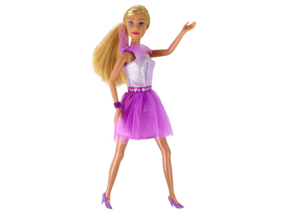 Lėlė su violetine suknele defa lucy