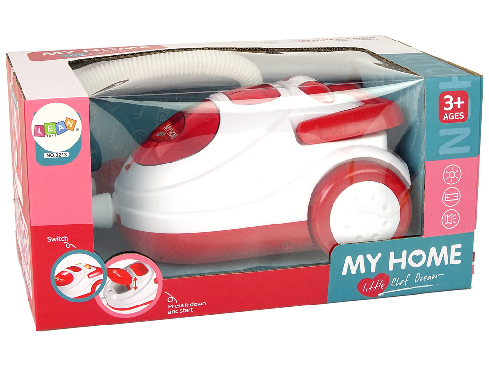 Žaislinis dulkių siurblys lean toys