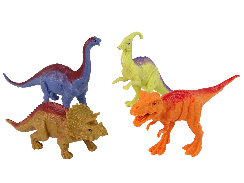 Figūrėlių rinkinys dinozaurai su priedais lean toys, 15d.