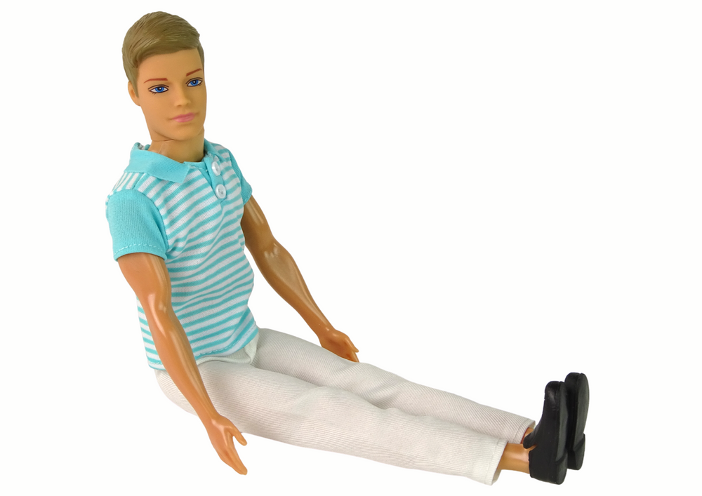 Vaikiška lėlė berniukas šviesiais plaukais kevin 31 cm 1