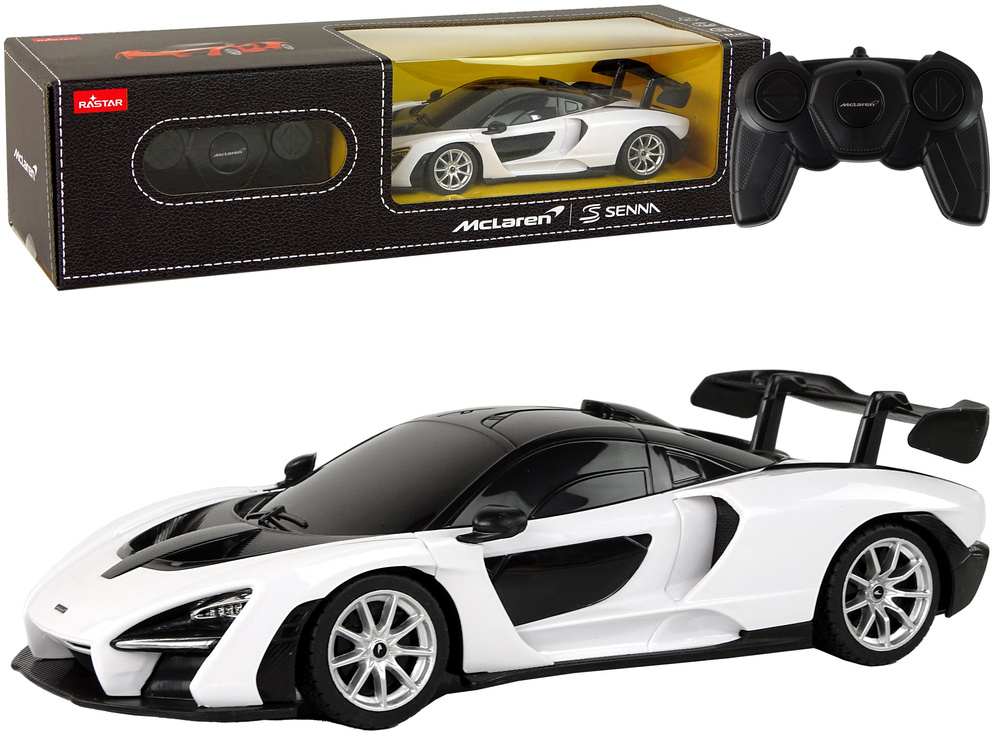 Nuotoliniu būdu valdomas mclaren r/c automobilis 1:24, baltas