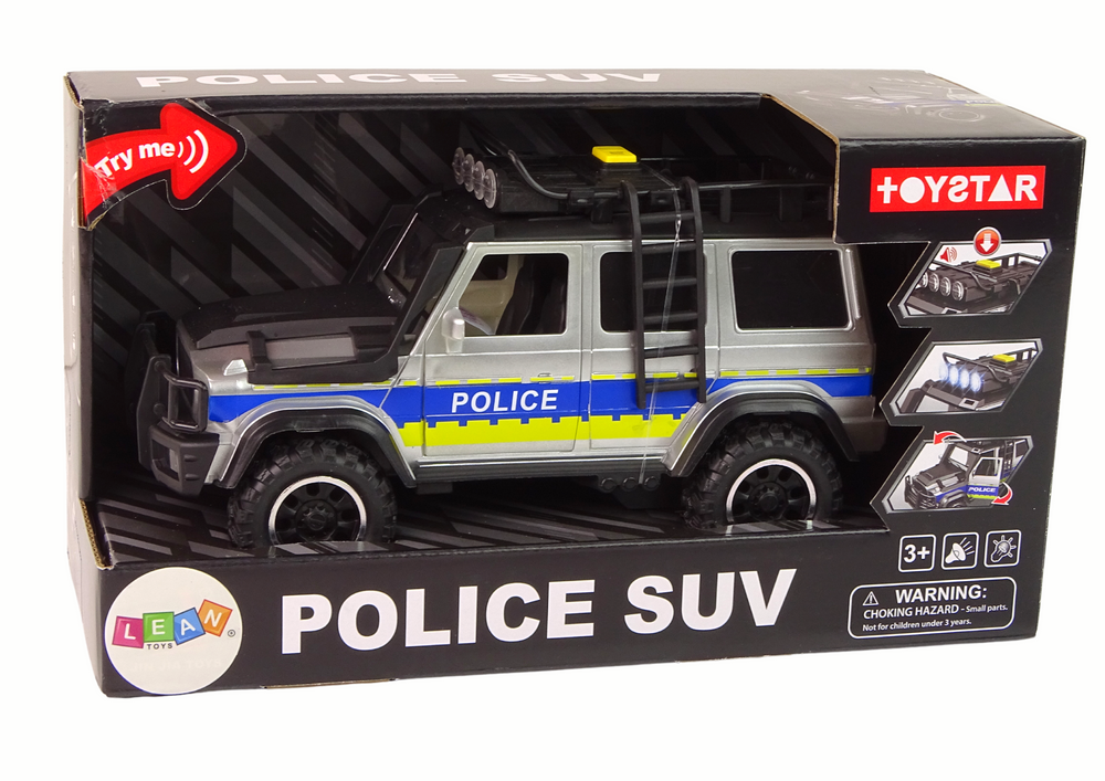 Policijas apvidus automobilis ar frikcijas piedziņu Leantoys 1:14 3
