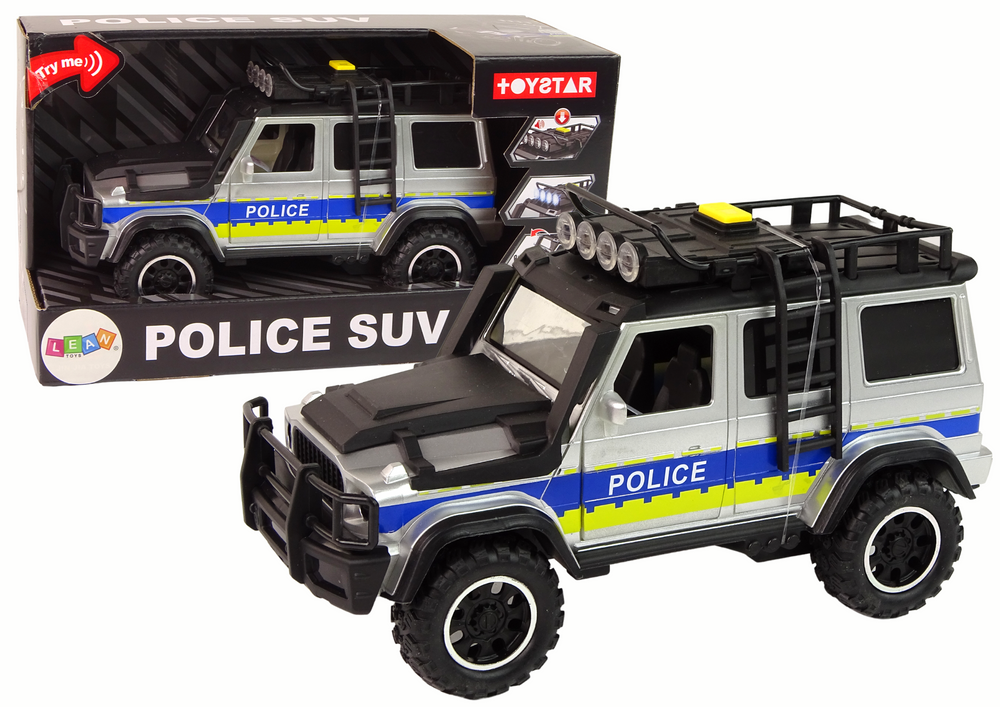 Policijas apvidus automobilis ar frikcijas piedziņu Leantoys 1:14