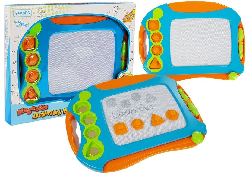 Magnetinė lenta su antspaudais lean toys