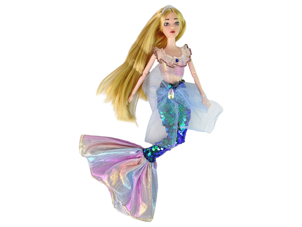 Lėlė undinėlė su priedais emily lean toys