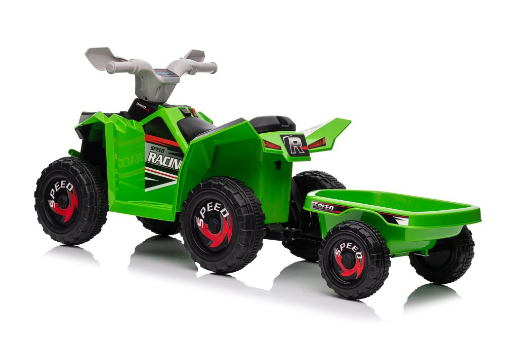 Elektrinis keturratis vaikams xmx630t, žalias