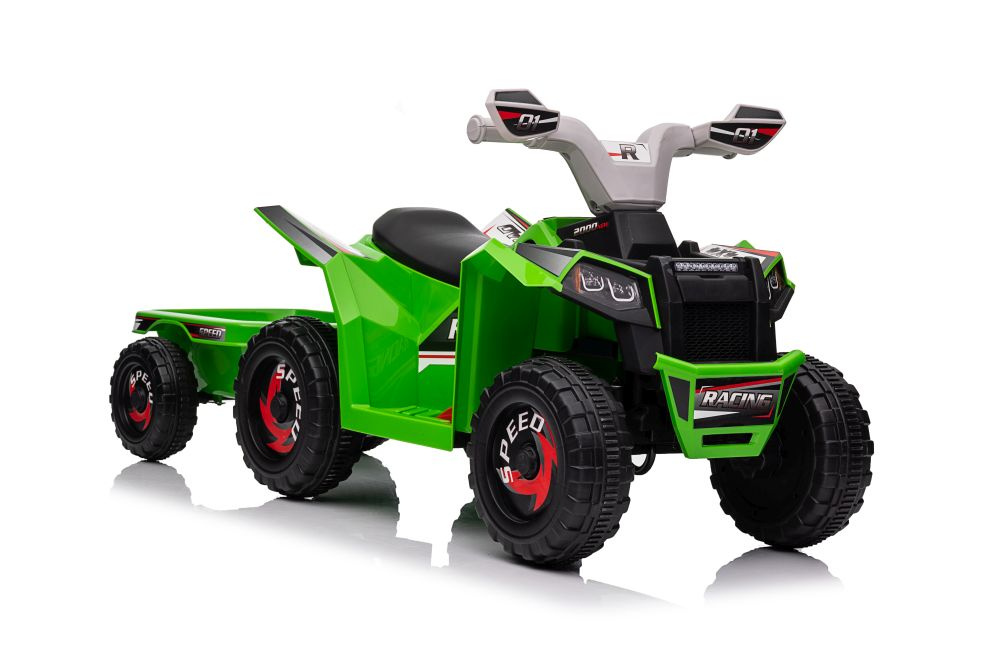 Elektrinis keturratis vaikams xmx630t, žalias