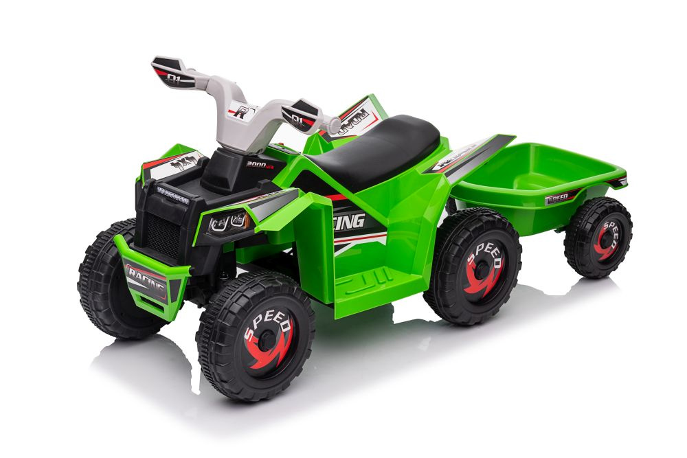 Elektrinis keturratis vaikams xmx630t, žalias