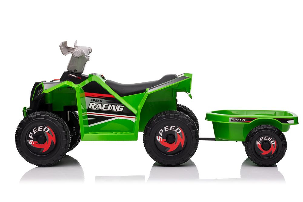 Elektrinis keturratis vaikams xmx630t, žalias
