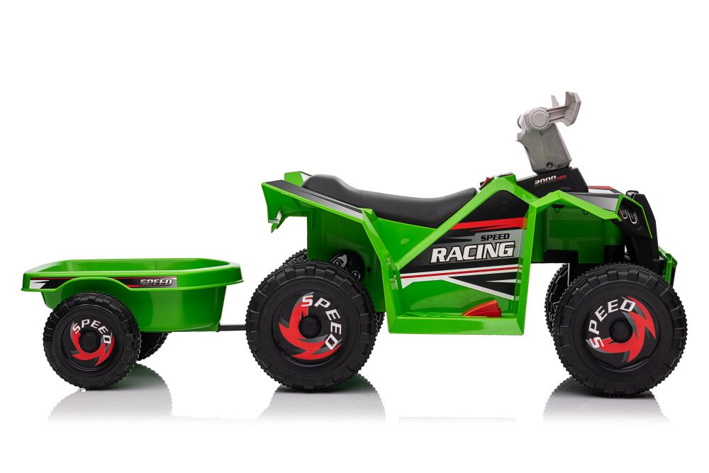 Elektrinis keturratis vaikams xmx630t, žalias