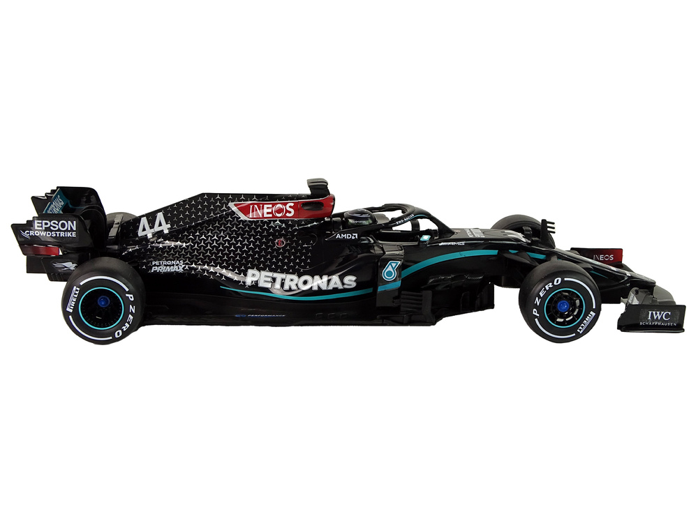 Nuotoliniu būdu valdomas lenktyninis automobilis lean toys mercedes-amg f1 1:12