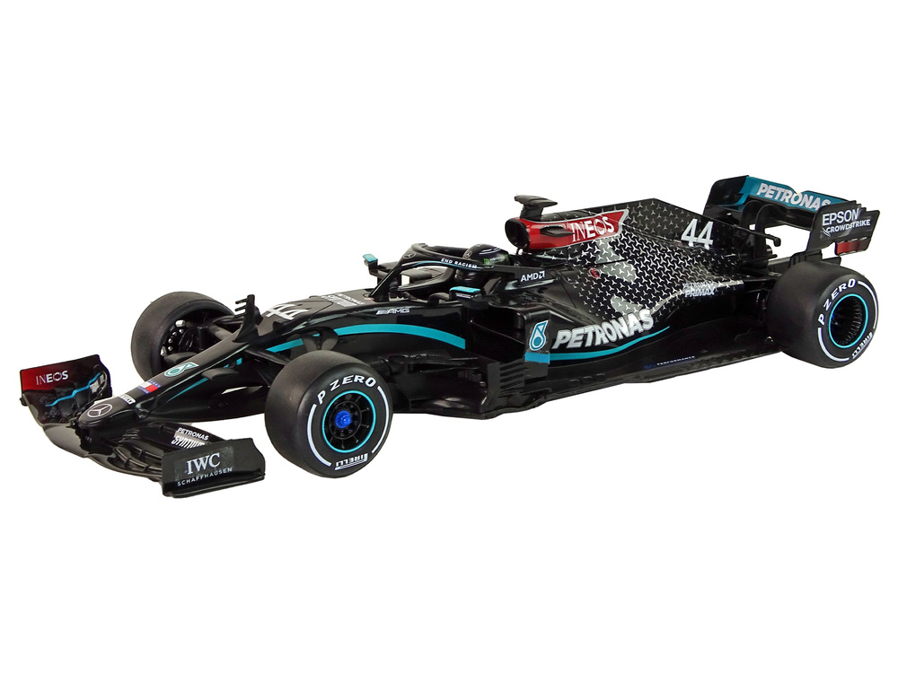 Nuotoliniu būdu valdomas lenktyninis automobilis lean toys mercedes-amg f1 1:12