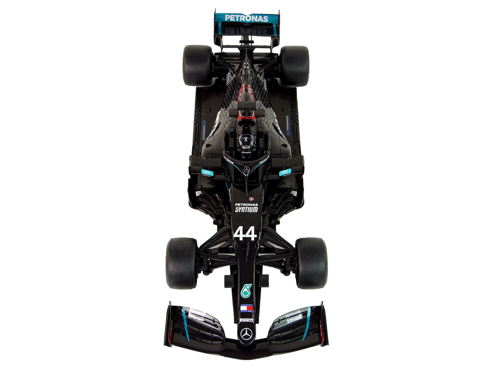 Nuotoliniu būdu valdomas lenktyninis automobilis lean toys mercedes-amg f1 1:12