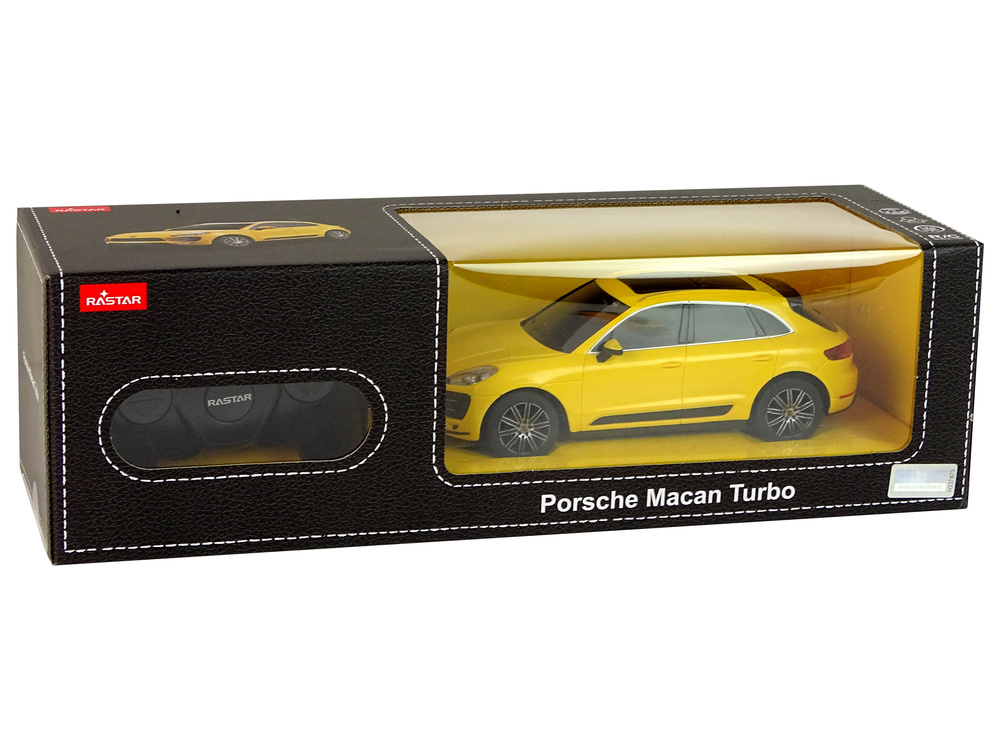 Radijo bangomis valdomas rastar porsche macan turbo, 1:24