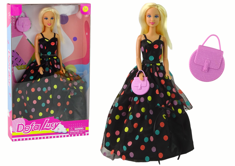 Lėlė su juoda suknele defa lucy