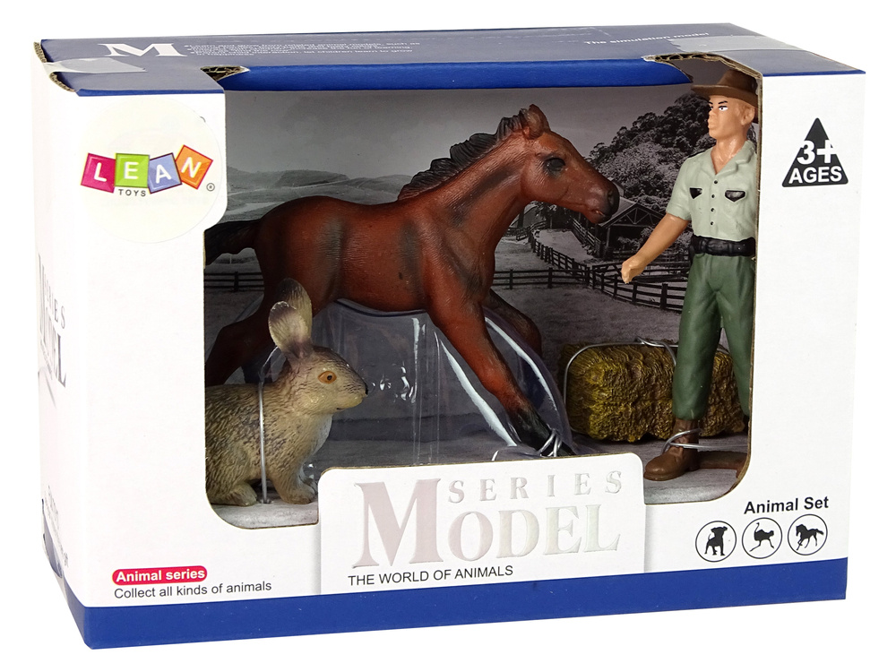 Gyvūnų figūrėlių rinkinys lean toys