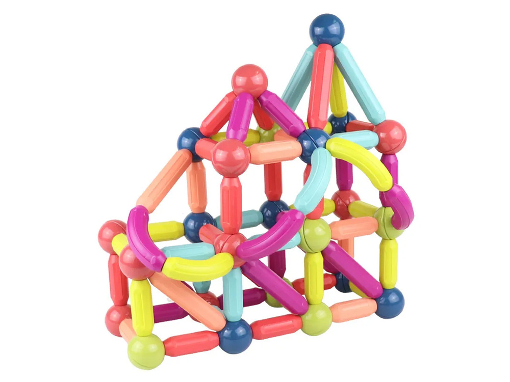 Magnetinis konstruktorius lean toys, 145 d.