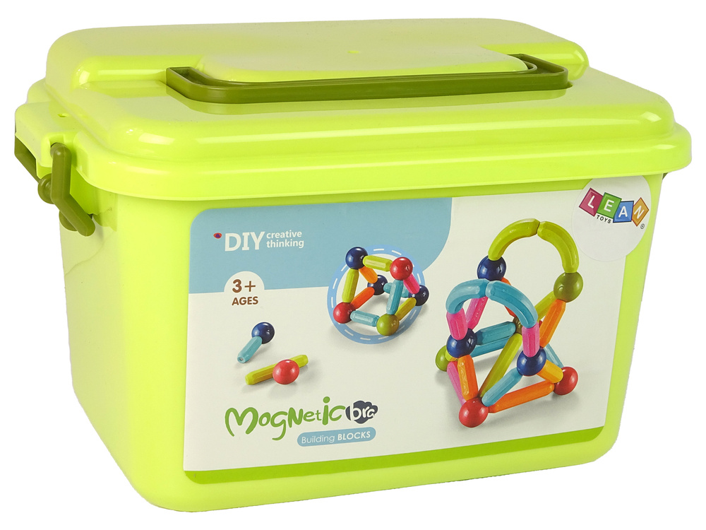 Magnetinis konstruktorius lean toys, 145 d.