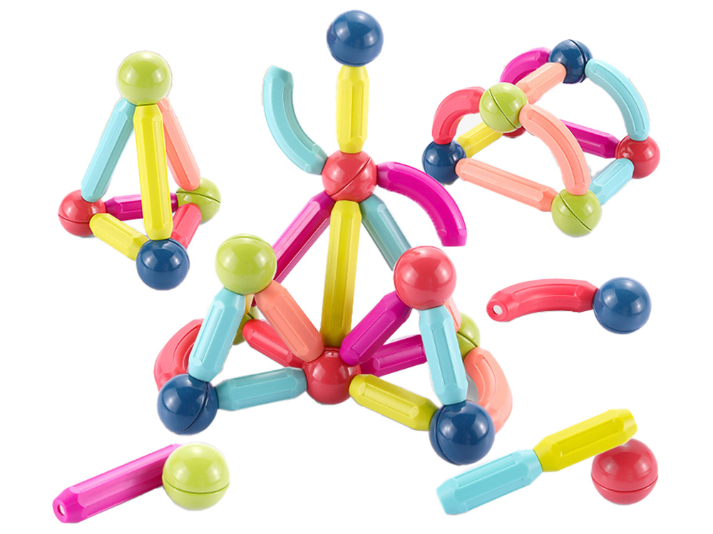 Magnetinis konstruktorius lean toys, 145 d.